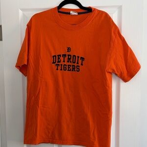 Lee Sport Vintage Vibrant Orange Detroit Tigers T-Shirt